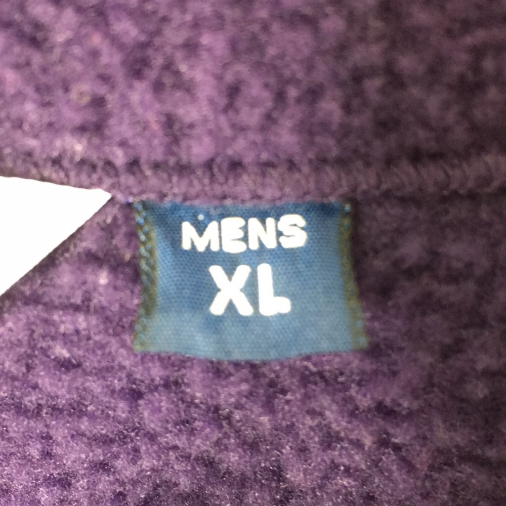 Columbia Vintage Purple Fleece 1/4 Zip Jacket - Picture 4 of 8